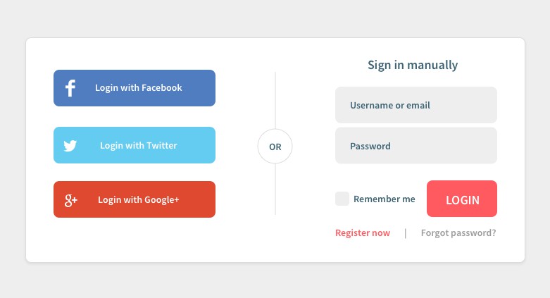 A log in with google social on keycloack for react built with modern frontend techniques for responsive and reusable UI.