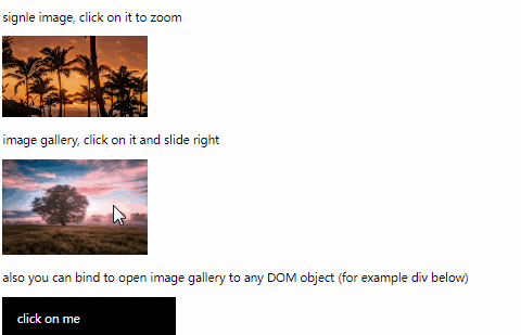 A minimalistic image gallery for react, responsive with all important features and smooth animations built with modern frontend techniques for responsive and reusable UI.