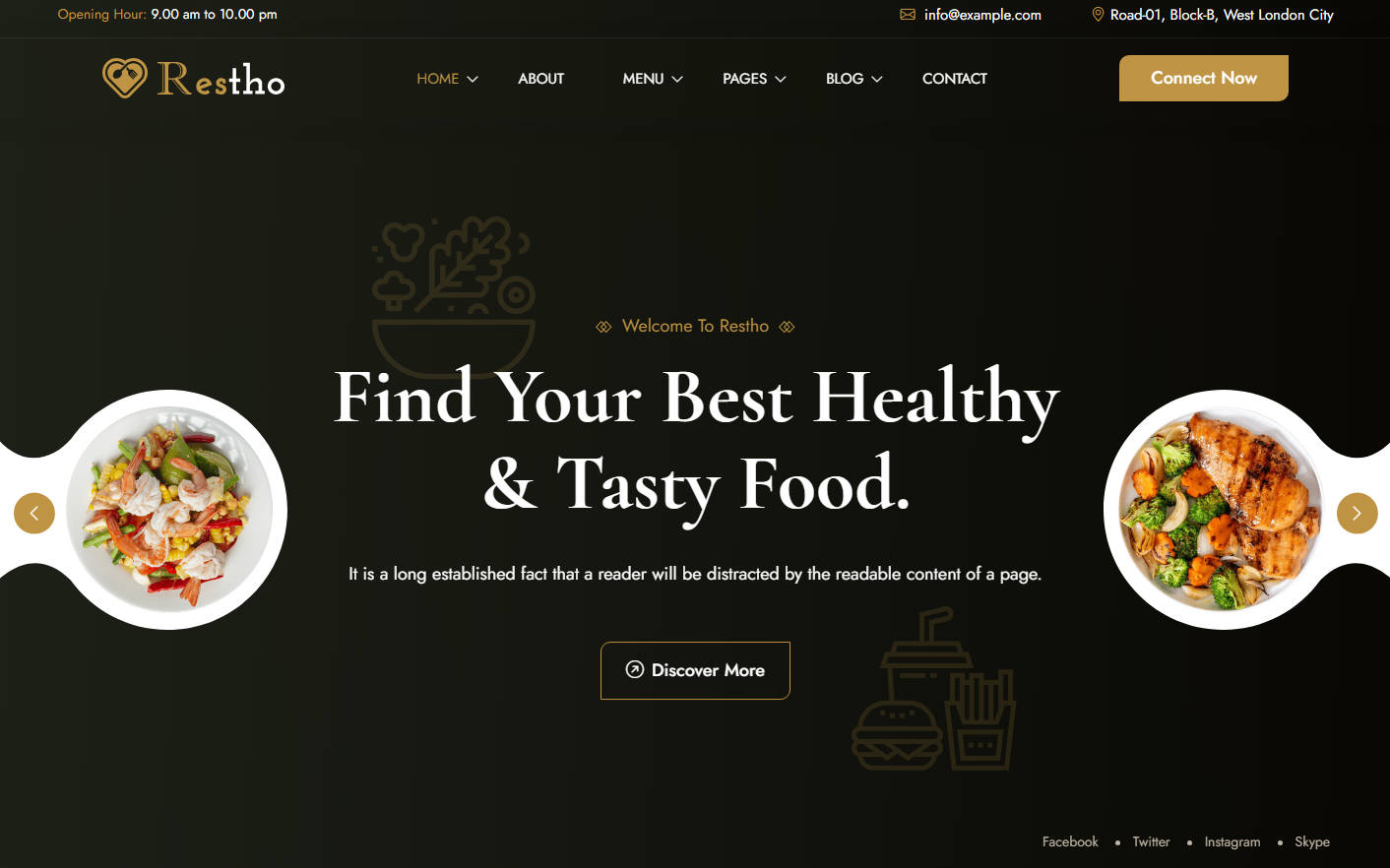 A 10 best react restaurant website templates built with modern frontend techniques for responsive and reusable UI.