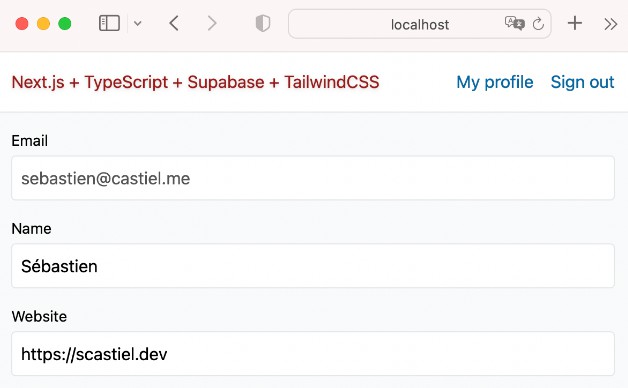 A next.js starter with typescript, supabase and tailwindcss built with modern frontend techniques for responsive and reusable UI.