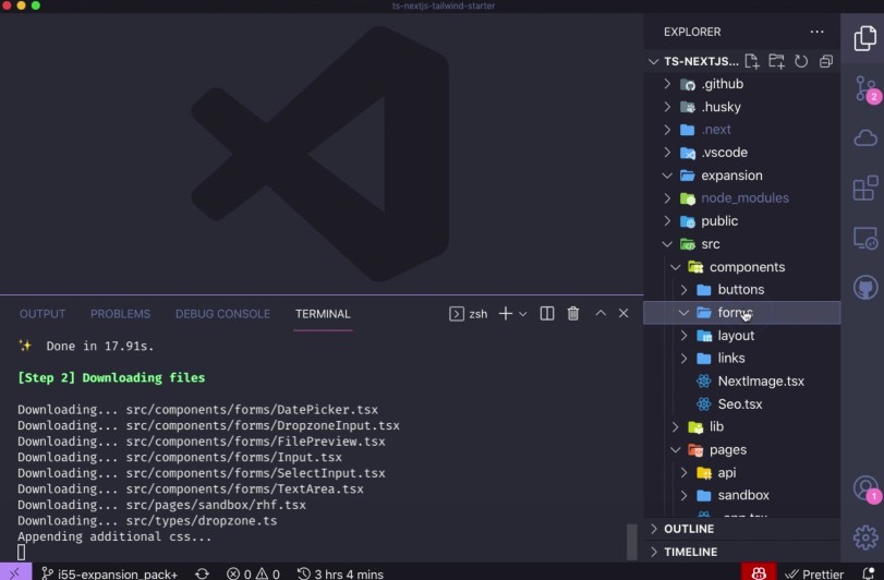 A next.js + tailwind css + typescript starter packed with useful development features built with modern frontend techniques for responsive and reusable UI.