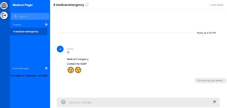 A online chat app using react js built with modern frontend techniques for responsive and reusable UI.