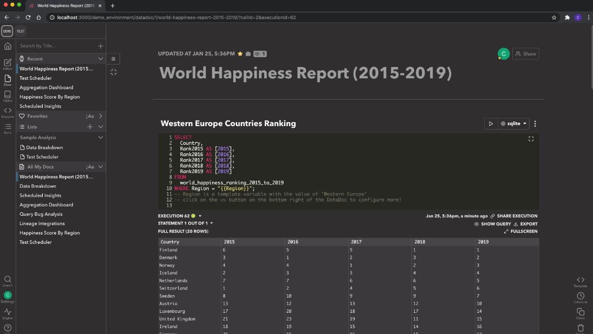 A pinterest’s open-source big data ide via a notebook interface built with modern frontend techniques for responsive and reusable UI.