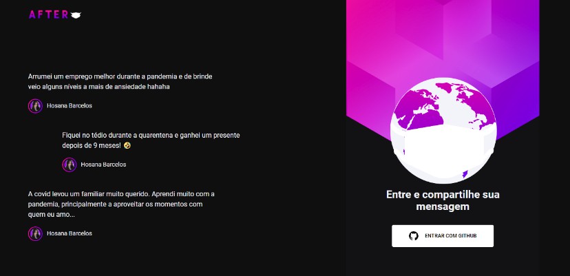 A platform for authenticated users to share messages and experiences built with modern frontend techniques for responsive and reusable UI.