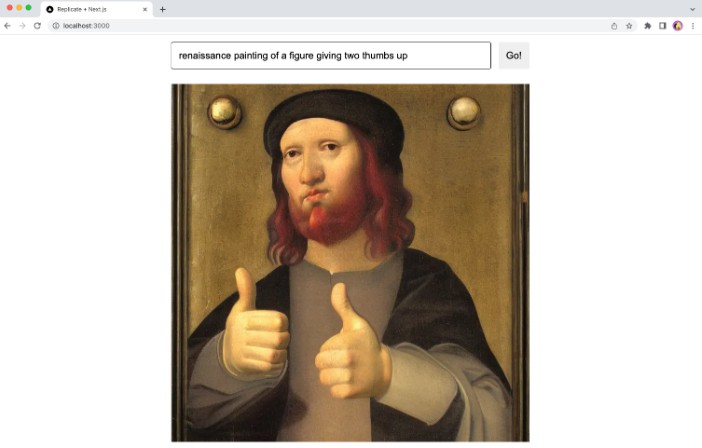 A prompt a text that will generate an image built with modern frontend techniques for responsive and reusable UI.