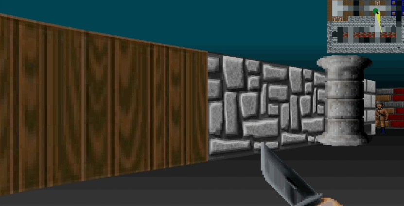 A raycasting algorithm that renders pseudo 3d scene in html using react built with modern frontend techniques for responsive and reusable UI.