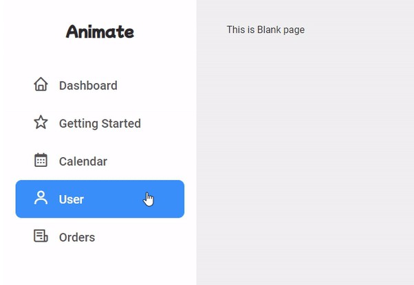 A react animated sidebar indicator built with modern frontend techniques for responsive and reusable UI.
