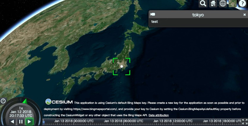 A react components for cesium built with modern frontend techniques for responsive and reusable UI.