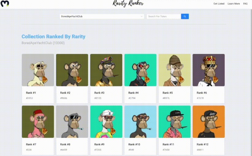 A a fork of ethereum boilerplate and demonstrates how you can build your own nft rarity ranker built with modern frontend techniques for responsive and reusable UI.