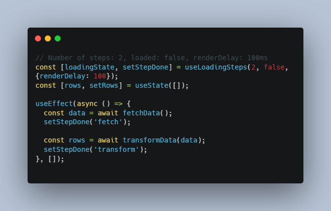 A react-loading: make managing loading state for async api requests a breeze built with modern frontend techniques for responsive and reusable UI.