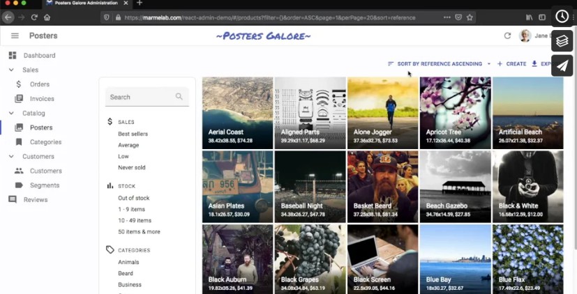 A a framework for building data-driven applications running in the browser on top of rest/graphql apis built with modern frontend techniques for responsive and reusable UI.