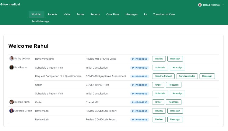 A a free and open-source physician portal from the medplum team built with modern frontend techniques for responsive and reusable UI.