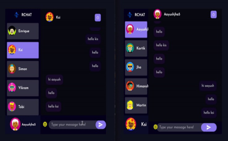 A realtime chat app with react, node.js, socket.io and mongodb built with modern frontend techniques for responsive and reusable UI.