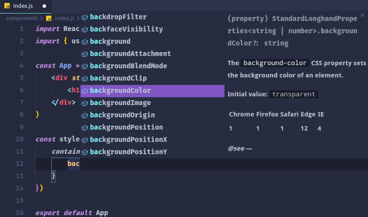 A simple hook for simplify css styling in react js built with modern frontend techniques for responsive and reusable UI.