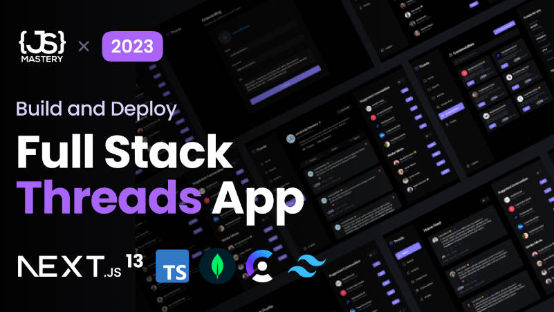 A a full stack mern next.js 13 threads app built with modern frontend techniques for responsive and reusable UI.