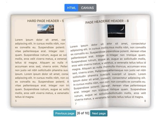 A simple react.js wrapper for stpageflip library built with modern frontend techniques for responsive and reusable UI.