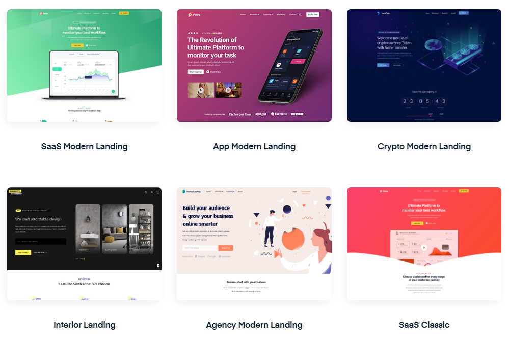 A 12 best gatsby landing page design examples built with modern frontend techniques for responsive and reusable UI.