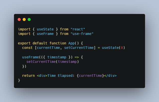 A sync animation frames in react built with modern frontend techniques for responsive and reusable UI.