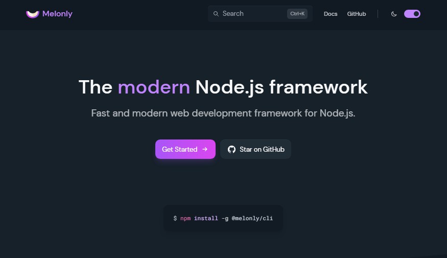 A the core package of melonly.js framework built with modern frontend techniques for responsive and reusable UI.
