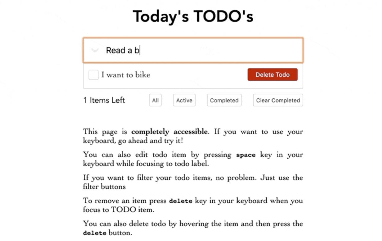 A todo app built with react and redux built with modern frontend techniques for responsive and reusable UI.