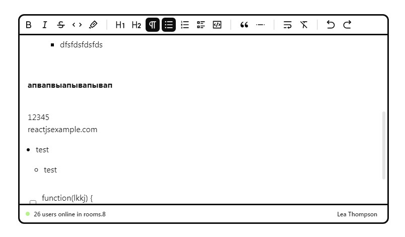 A a headless, framework-agnostic and extendable rich text editor for react built with modern frontend techniques for responsive and reusable UI.
