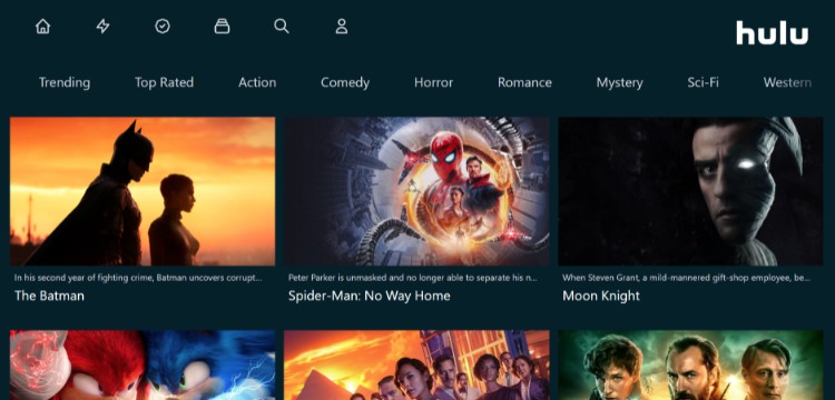 A a hulu clone app developed with nextjs & tailwind css built with modern frontend techniques for responsive and reusable UI.
