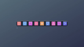 A css :has os dock with css trigonometric functions built with modern frontend techniques for responsive and reusable UI.