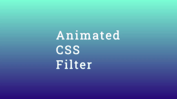 A animated css filter blur built with modern frontend techniques for responsive and reusable UI.