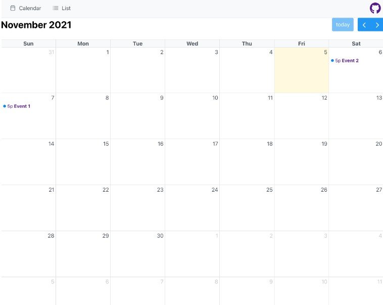 A community events from twitterspaces to live streams to conferences built with modern frontend techniques for responsive and reusable UI.