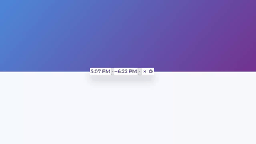 A react time range picker built with modern frontend techniques for responsive and reusable UI.