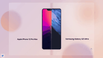 A iphone 12 vs galaxy s21 built with modern frontend techniques for responsive and reusable UI.