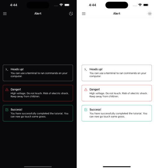 A react native re-usable ui inspired by shadcn built with modern frontend techniques for responsive and reusable UI.