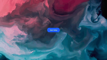 A modal dialog with backdrop blur. only css built with modern frontend techniques for responsive and reusable UI.