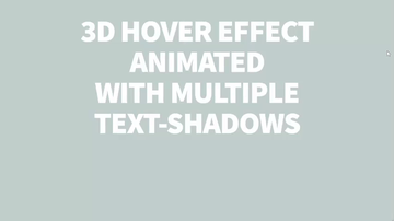 A gsap js: multiple text-shadow:hover built with modern frontend techniques for responsive and reusable UI.