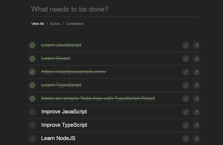 A a simple todo app with check complete function and filter todo. made with react and typescript built with modern frontend techniques for responsive and reusable UI.