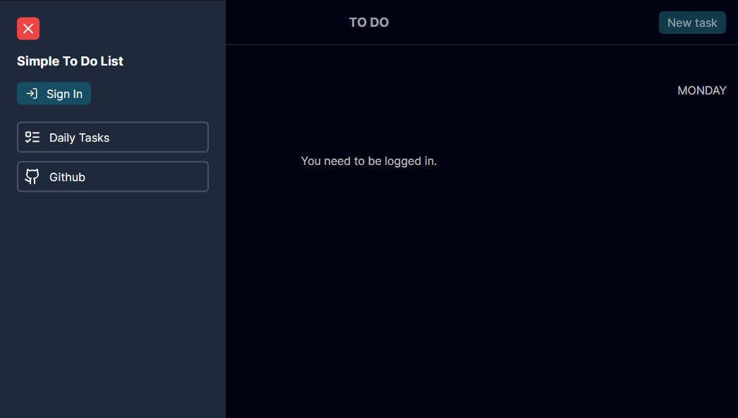 A a simple to do list with next.js built with modern frontend techniques for responsive and reusable UI.
