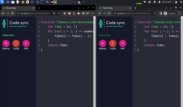 A a real time code editor with react and socket.io built with modern frontend techniques for responsive and reusable UI.