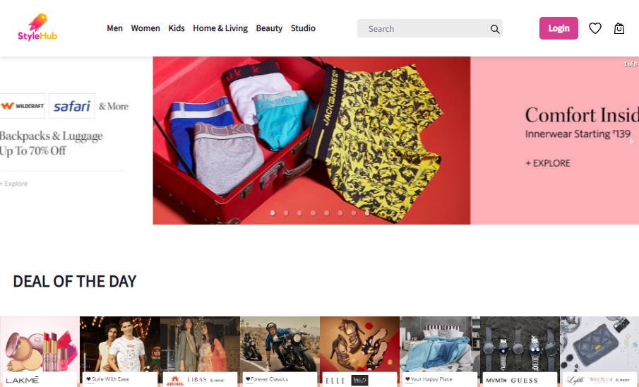 A a casual wear and lifestyle brand and e-commerce platform built with modern frontend techniques for responsive and reusable UI.