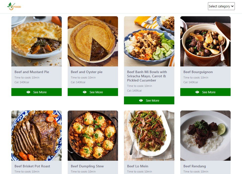 A a catalog of recipes built in react and redux built with modern frontend techniques for responsive and reusable UI.