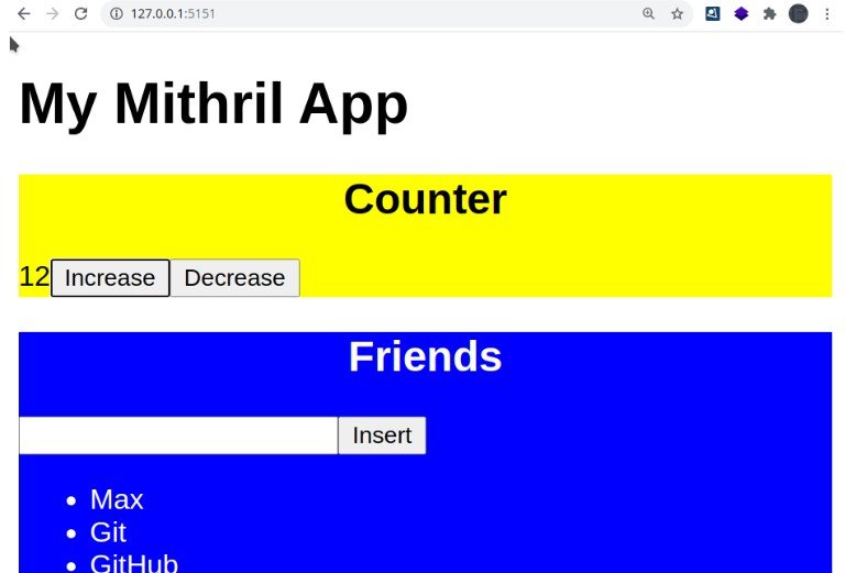 A create a spa project using mithril js framework and design layout by jsx syntax and use typescript and vite built with modern frontend techniques for responsive and reusable UI.