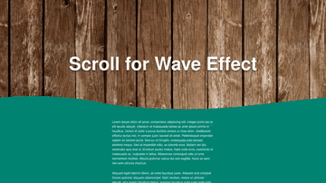 A scrolling wave effect on border built with modern frontend techniques for responsive and reusable UI.