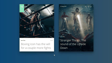A css only news cards built with modern frontend techniques for responsive and reusable UI.