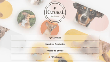 A full screen pet  menu built with modern frontend techniques for responsive and reusable UI.