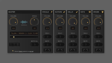 A sonorous track mixer built with modern frontend techniques for responsive and reusable UI.